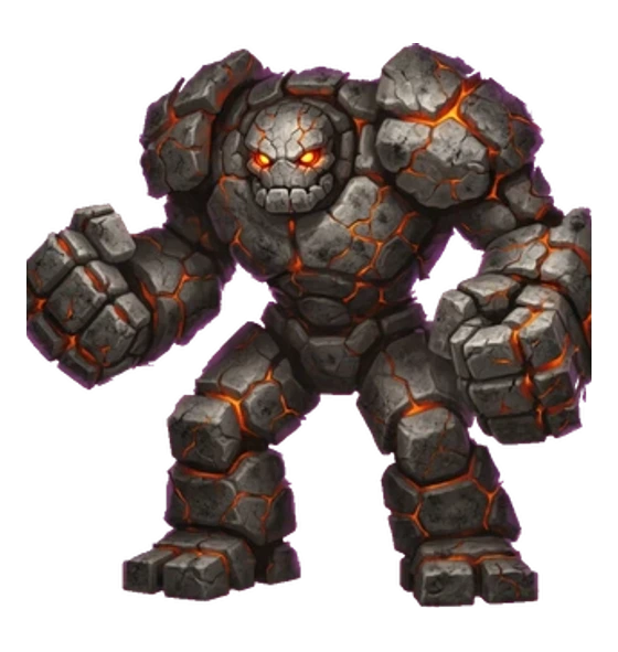 An Ash Golem